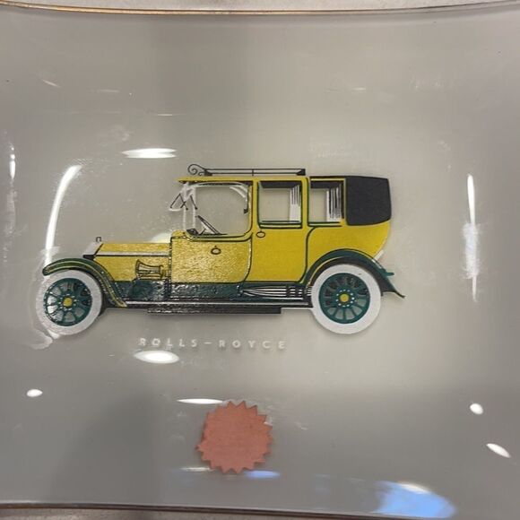Rolls Royce small plates gold rimmed antique 2 available sell as a set. - Picture 2 of 4
